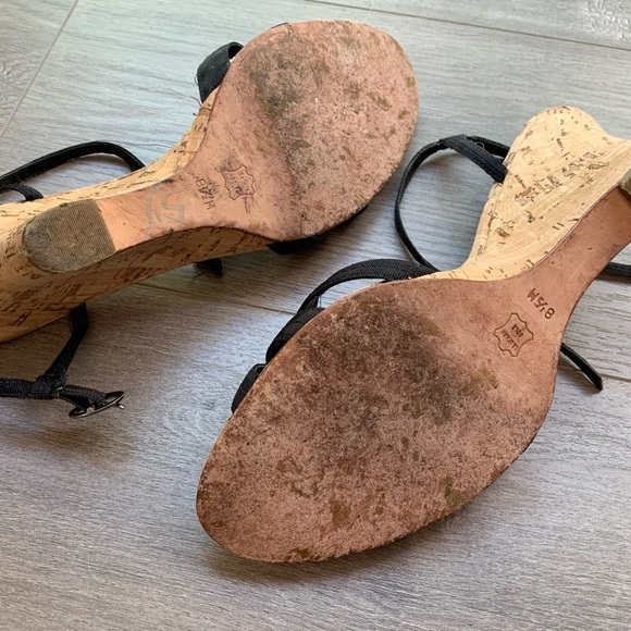 Nordstrom black wedges - Picture 5 of 7